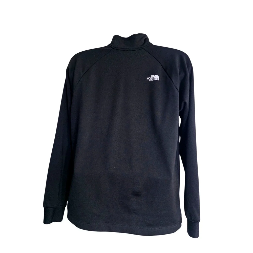 The North Face Mens Black Quarter Zip Pullover‎ Fleece Jacket Size Medium M